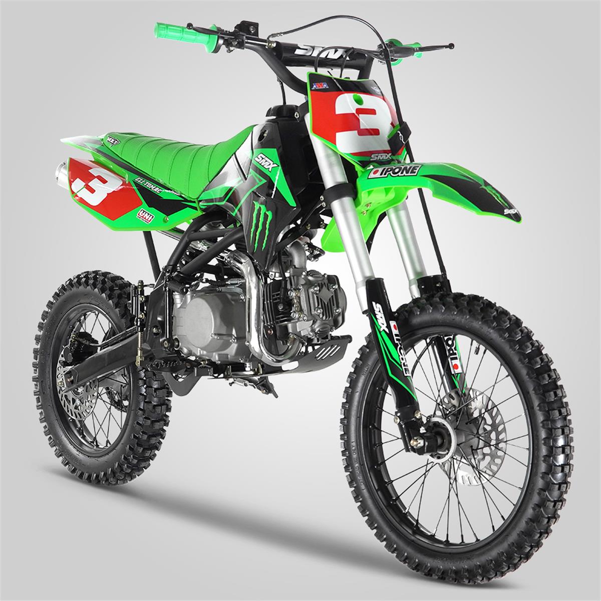 Dirt Bike SX FACTORY 125cc 14/17 Monster vert Smallmx