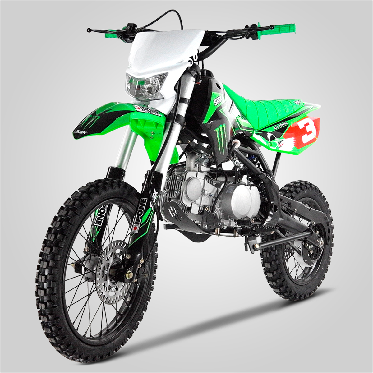 Dirt Bike SX FACTORY 125cc 14/17 Monster vert | Smallmx ...