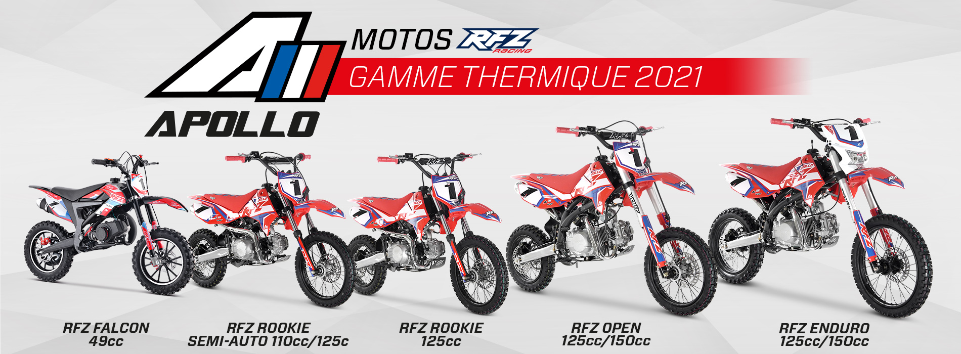 gamme motos thermiques 2021